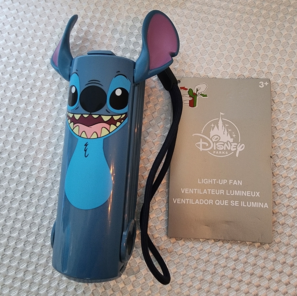 DISNEY STITCH LED Light-Up Fan NEW